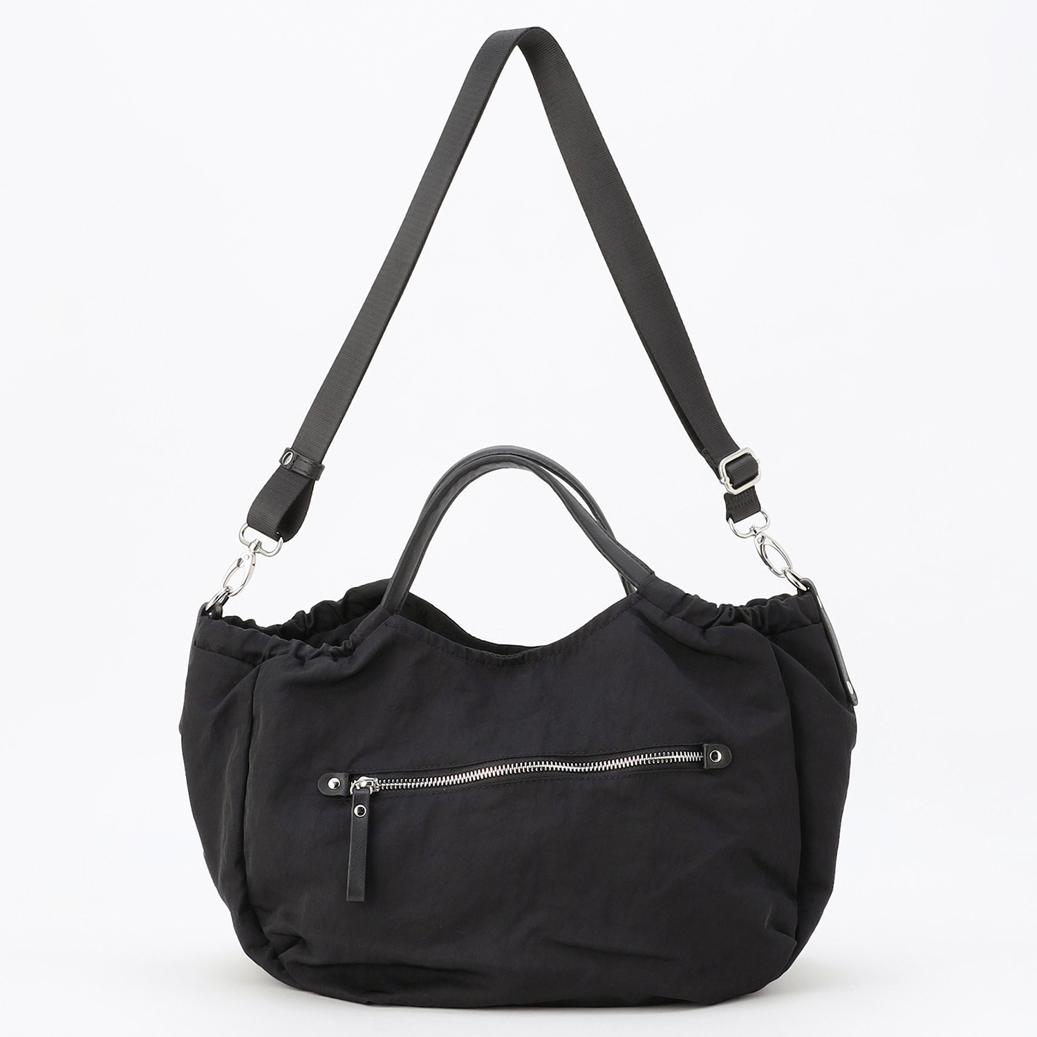 モニカ サイドギャザー ２ウェイトートバッグ ＜Ｍ＞