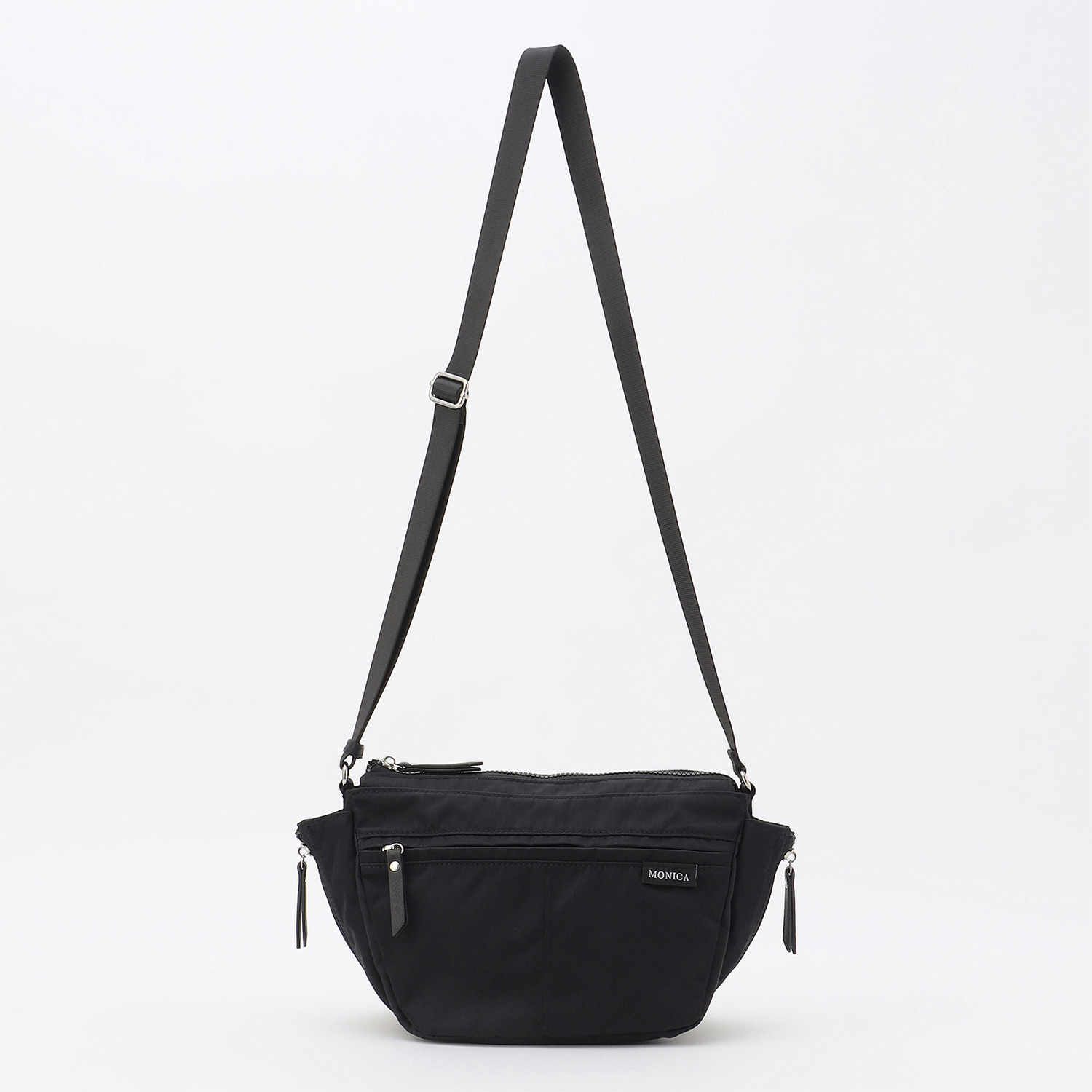 モニカ サイドジップ ミニショルダーバッグ