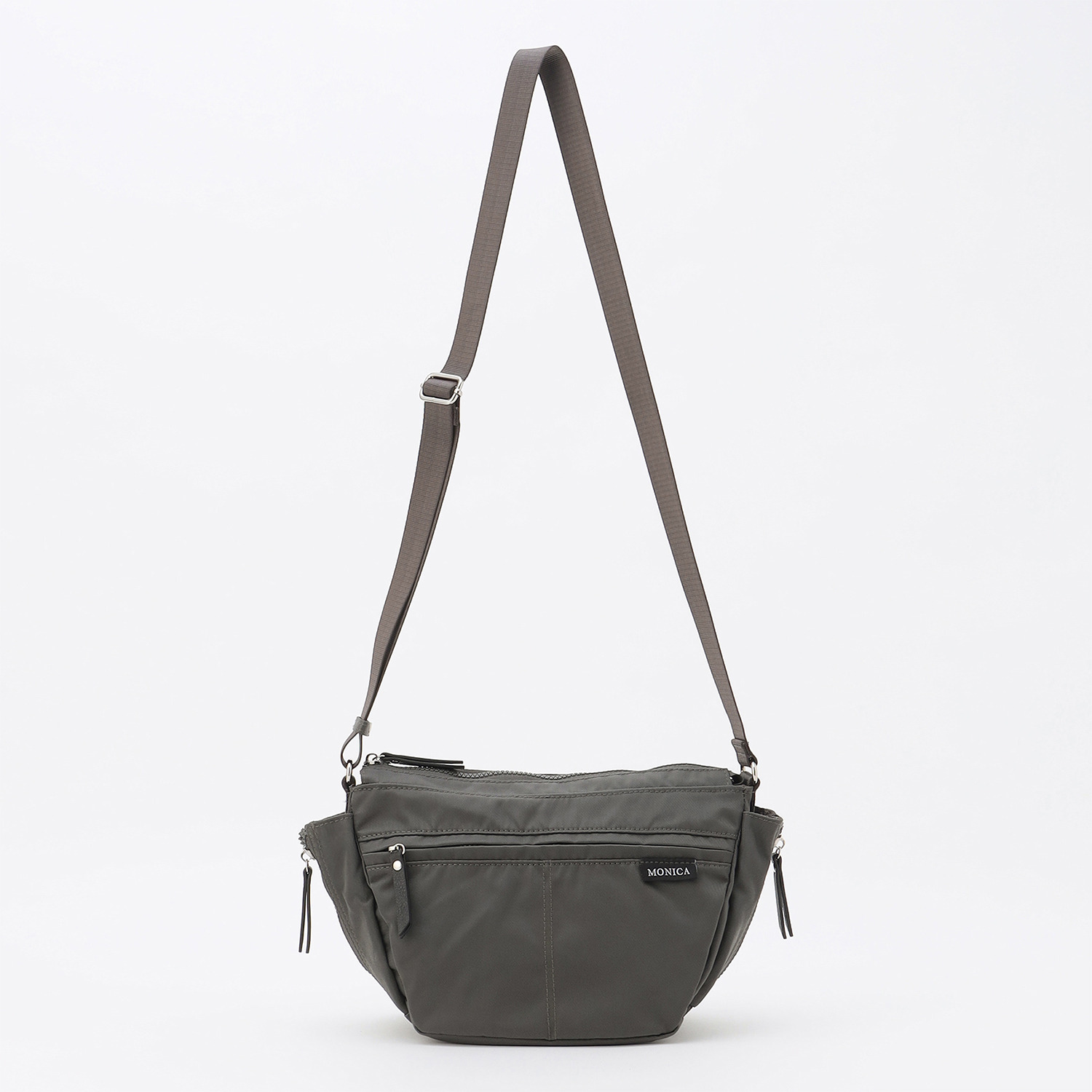 モニカ サイドジップ ミニショルダーバッグ