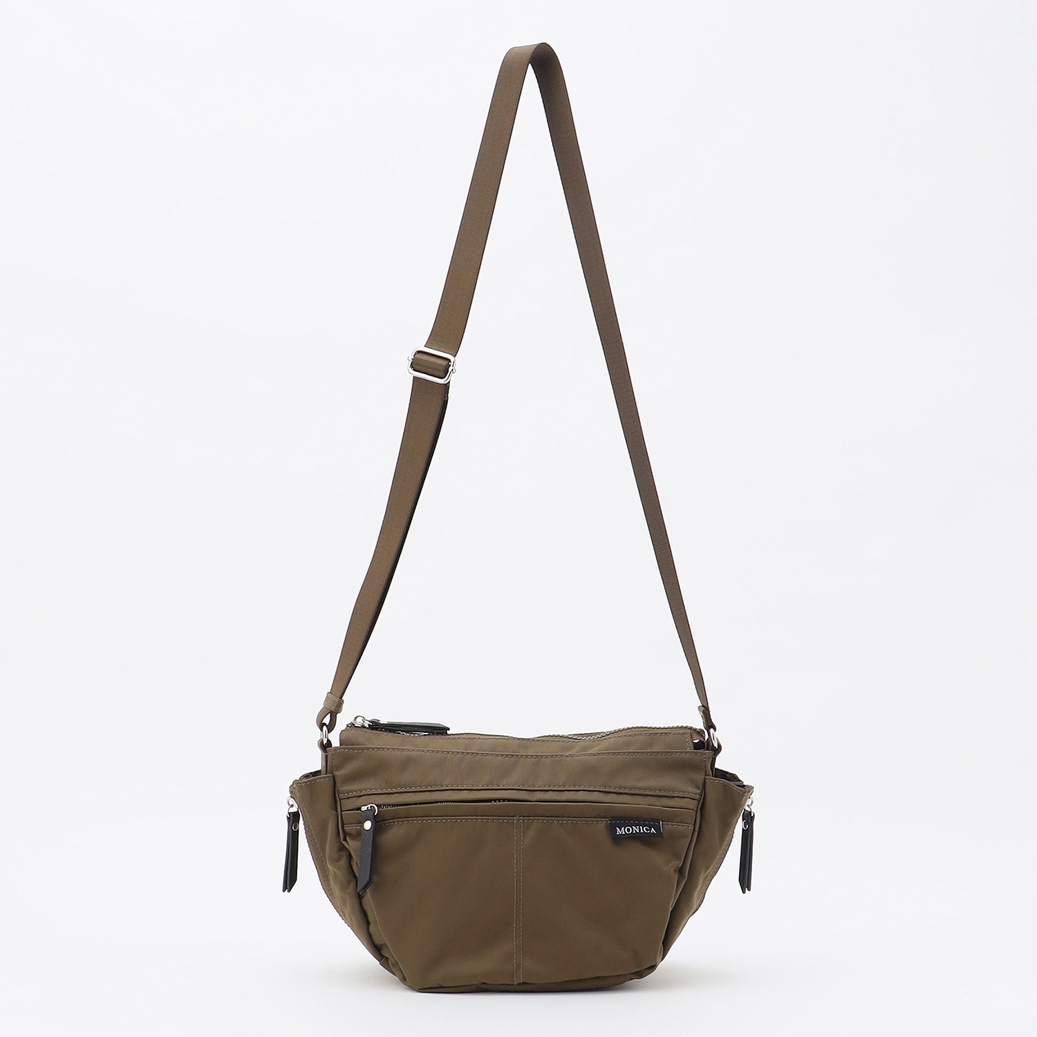 モニカ サイドジップ ミニショルダーバッグ