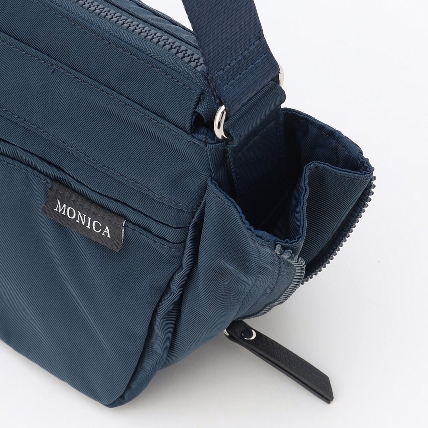 モニカ サイドジップ ミニショルダーバッグ