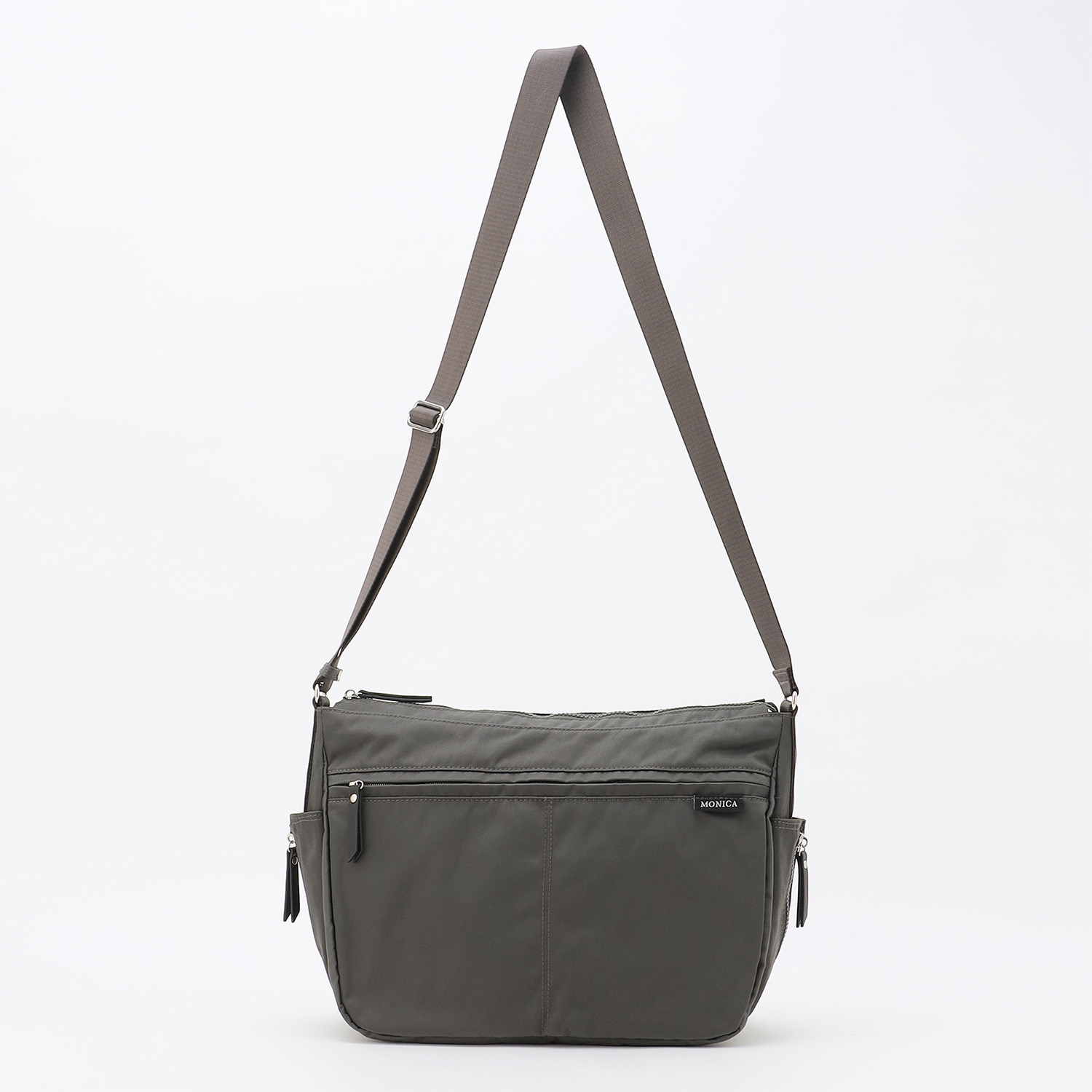 モニカ サイドジップ ショルダーバッグ