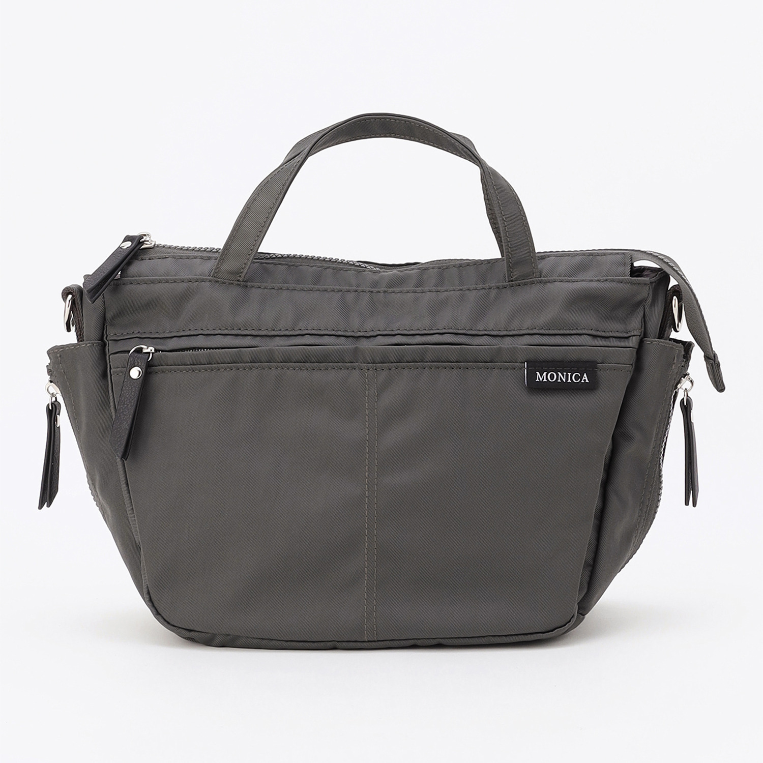 モニカ サイドジップ ２ウェイトートバッグ