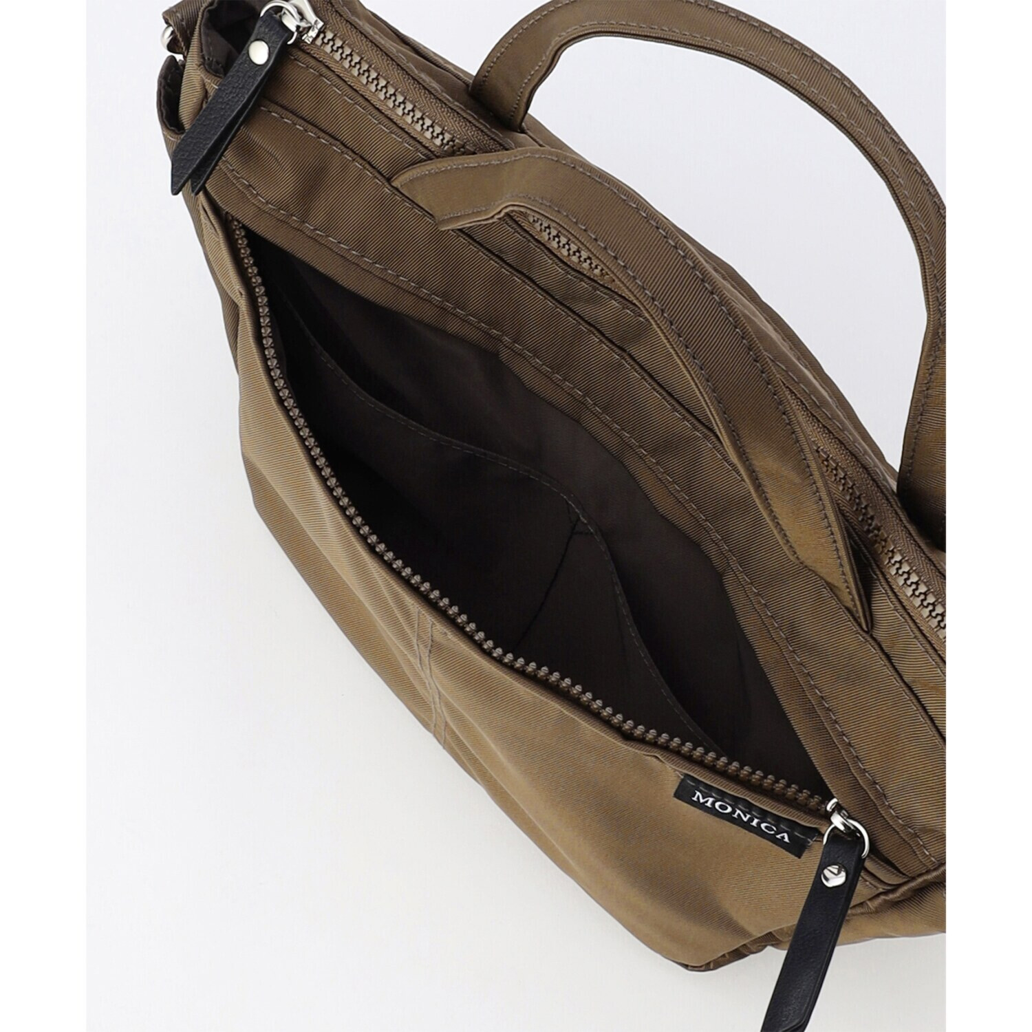 モニカ サイドジップ ２ウェイトートバッグ