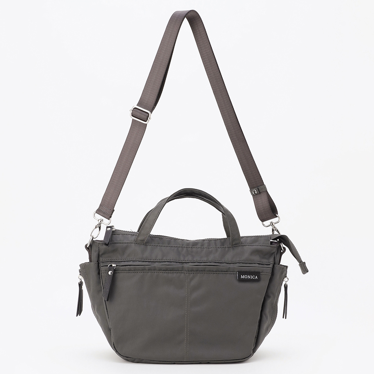 モニカ サイドジップ ２ウェイトートバッグ