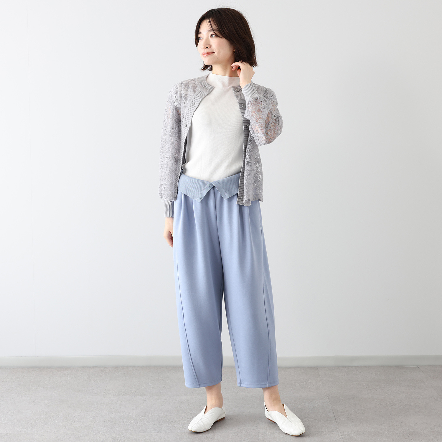 ビーウィズビー ソフトスポンジニット ２ウェイ腹巻パンツ