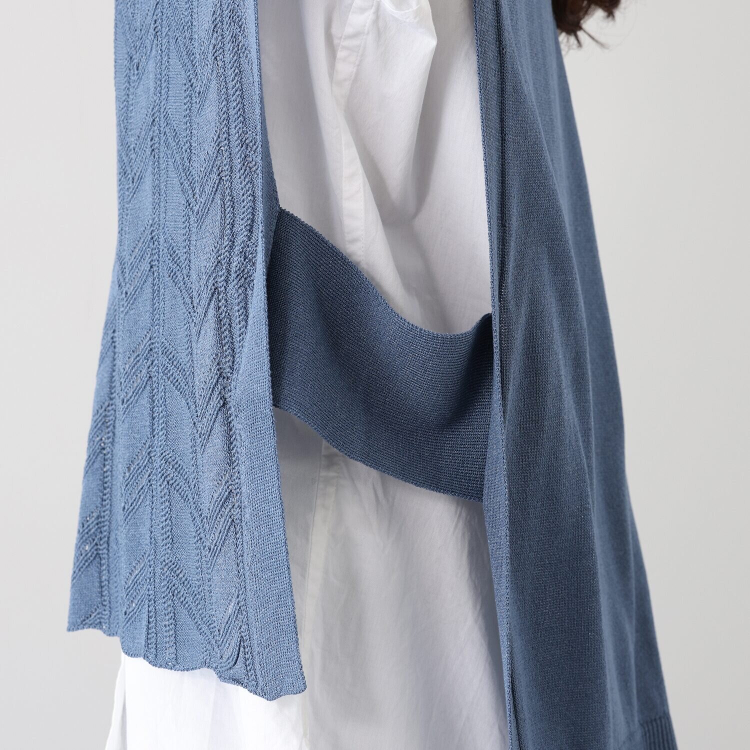 ビーウィズビー シャインスレッド 透かし編ベスト