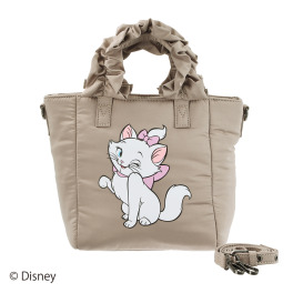 ベルモサ Ｄｉｓｎｅｙ　Ｍａｒｉｅ フリルハンドル ショルダーバッグ ＜Ｍ＞