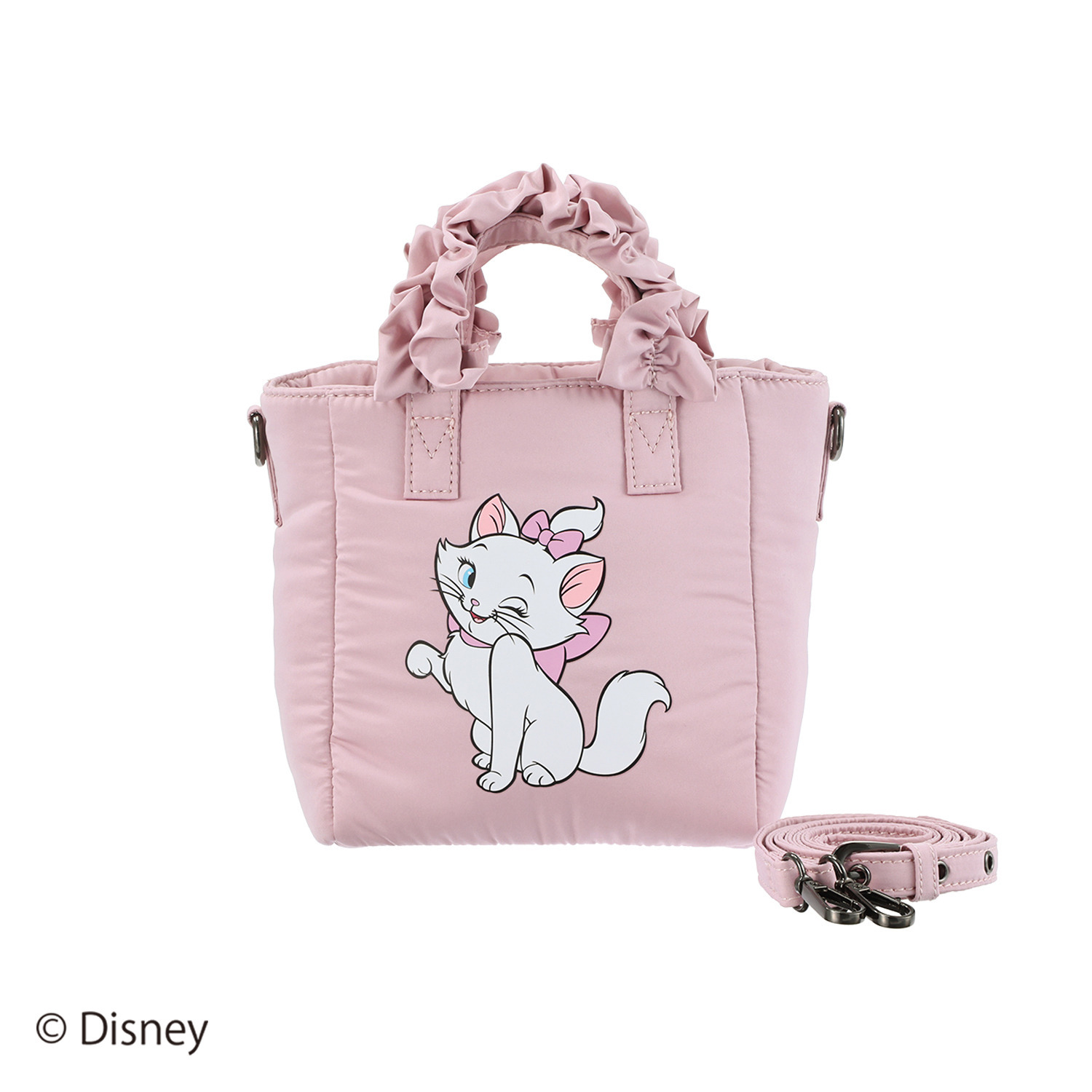 ベルモサ Ｄｉｓｎｅｙ　Ｍａｒｉｅ フリルハンドル ショルダーバッグ ＜Ｓ＞