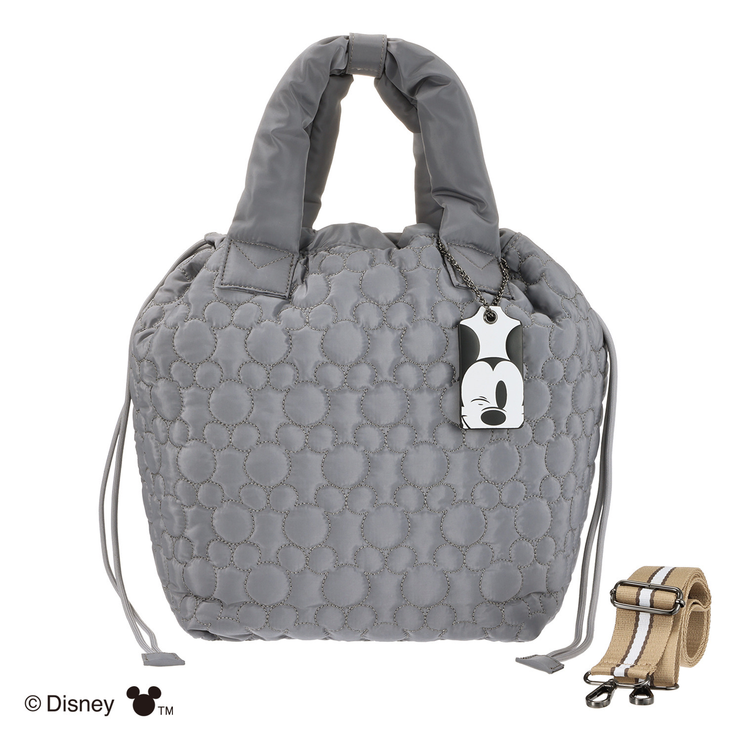 ベルモサ ＜ミッキーマウス＞ キルティング トートバッグ