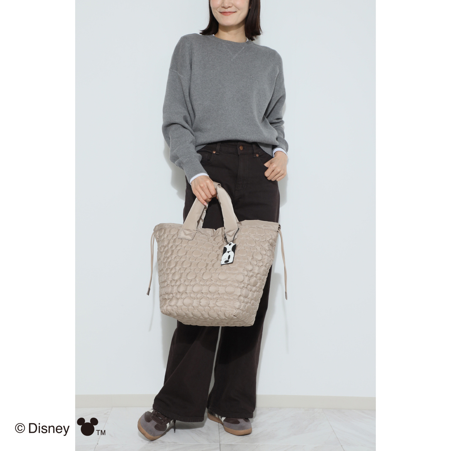 ベルモサ ＜ミッキーマウス＞ キルティング トートバッグ