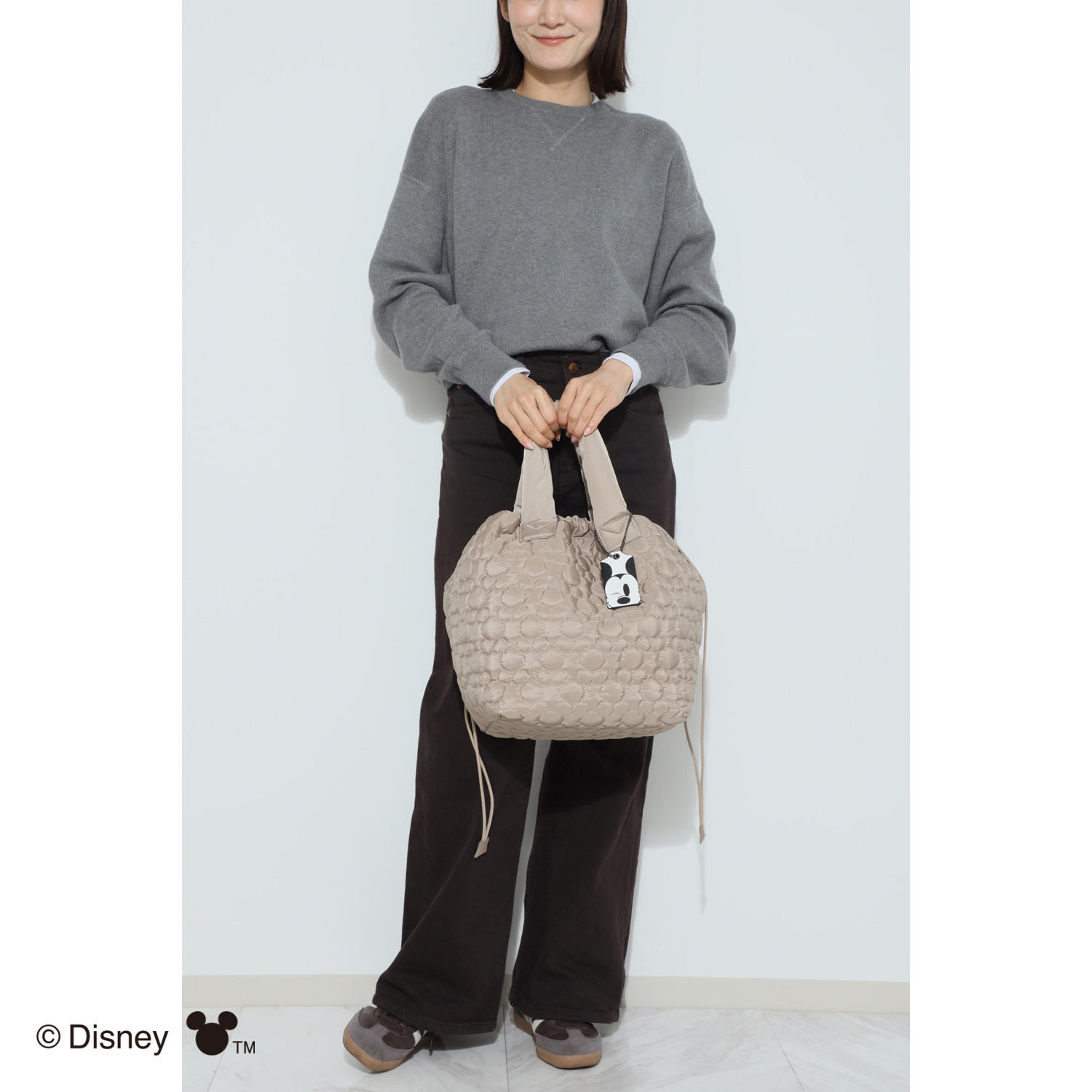 ベルモサ ＜ミッキーマウス＞ キルティング トートバッグ