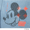 ベルモサ ＜ミッキーマウス＞ デニム調 ロープ手トートバッグ