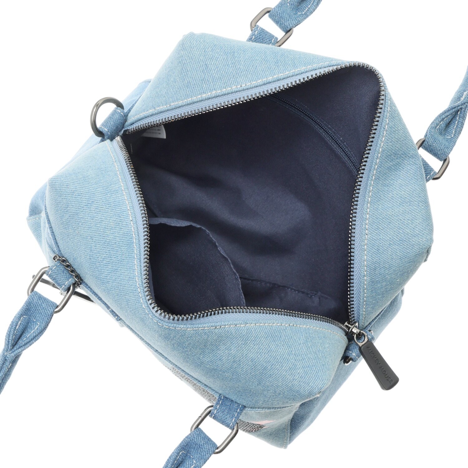 ベルモサ ＜ミッキーマウス＞ デニム調 タウンボストンバッグ