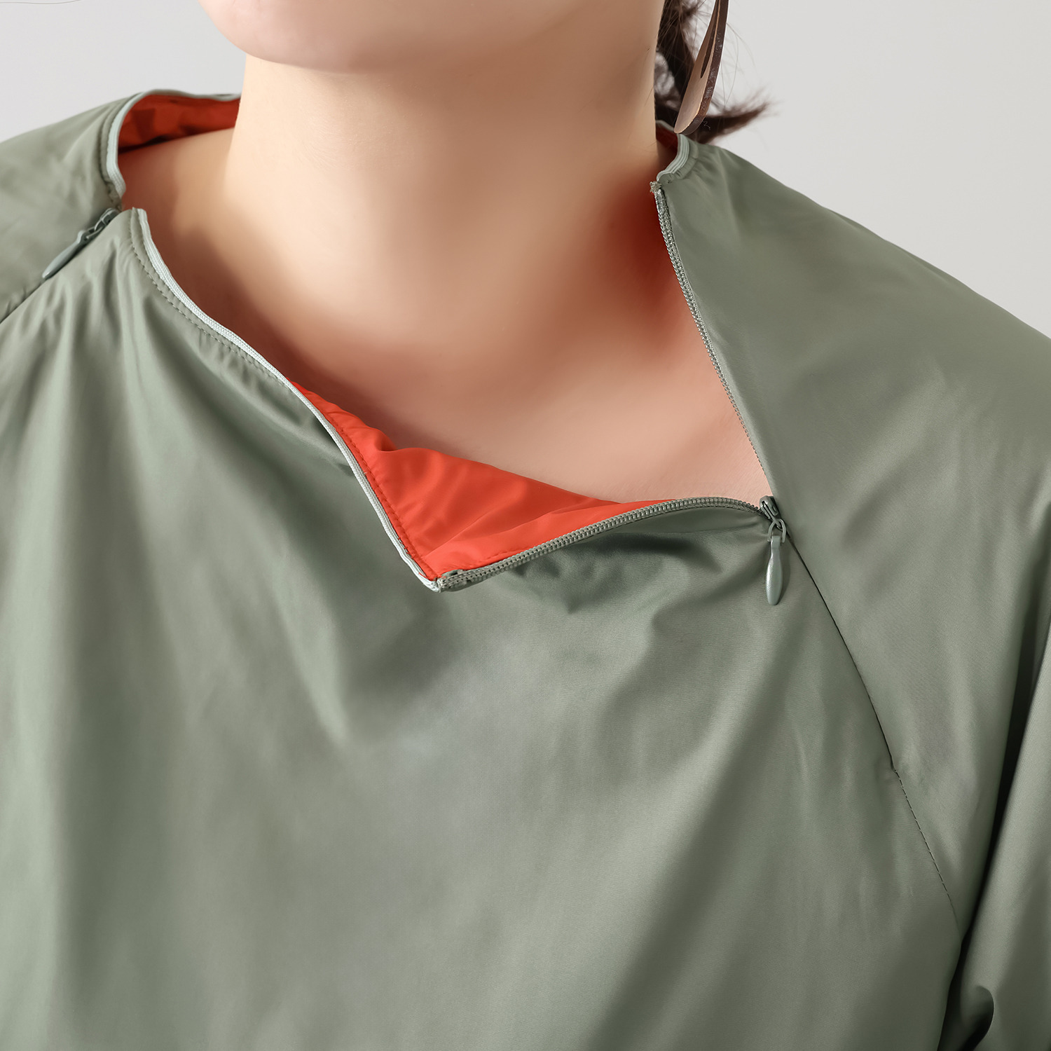 オジョウ あったか 第二のスキン的な 中綿プルオーバー