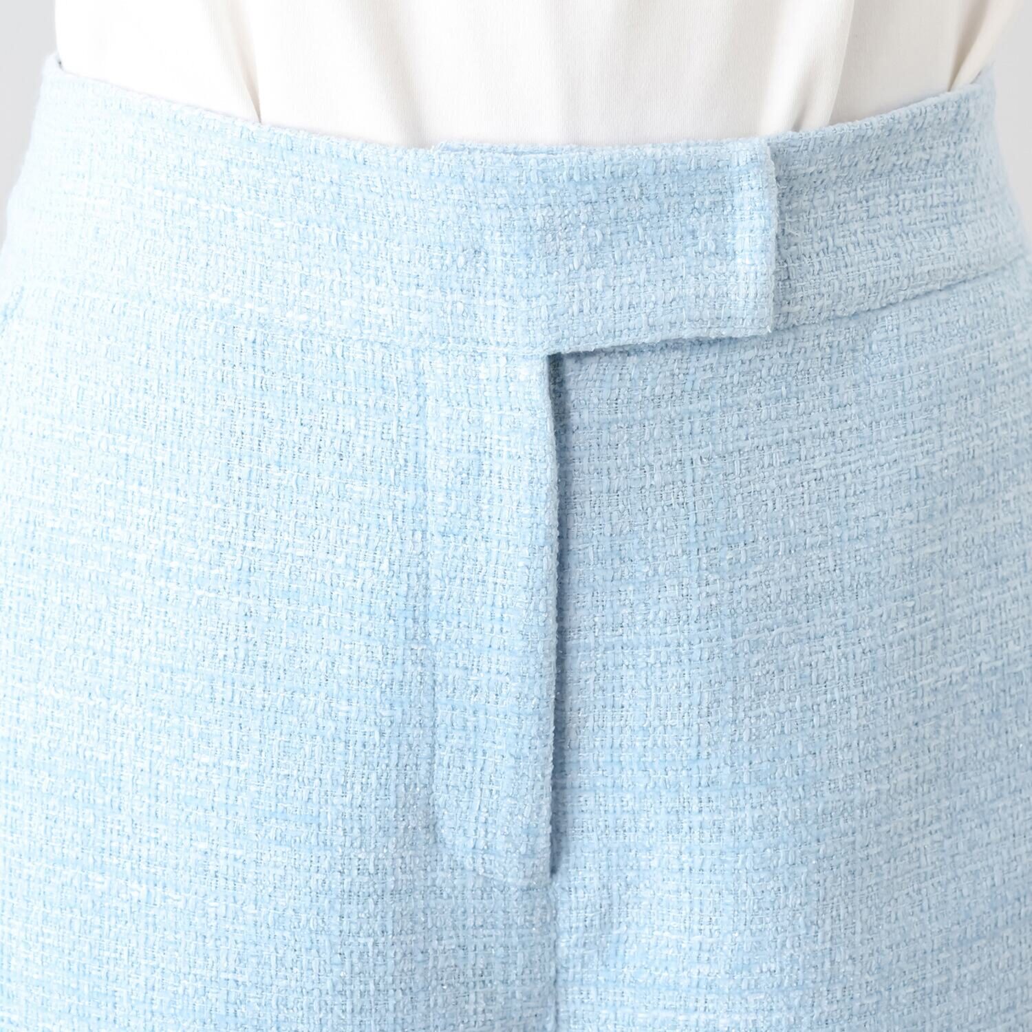 エル　ステュディオ スプリングツイード クロップトパンツ