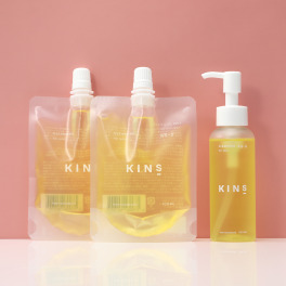 ＫＩＮＳ 美肌菌発想で しっとりなめらか肌へ 贅沢クレンジングオイル ３本分セット