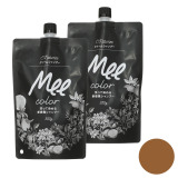 毎日のシャンプーで うるおいツヤ美色髪へ！ 新クリームシャンプー Ｍｅｅカラー デビュー２袋セット