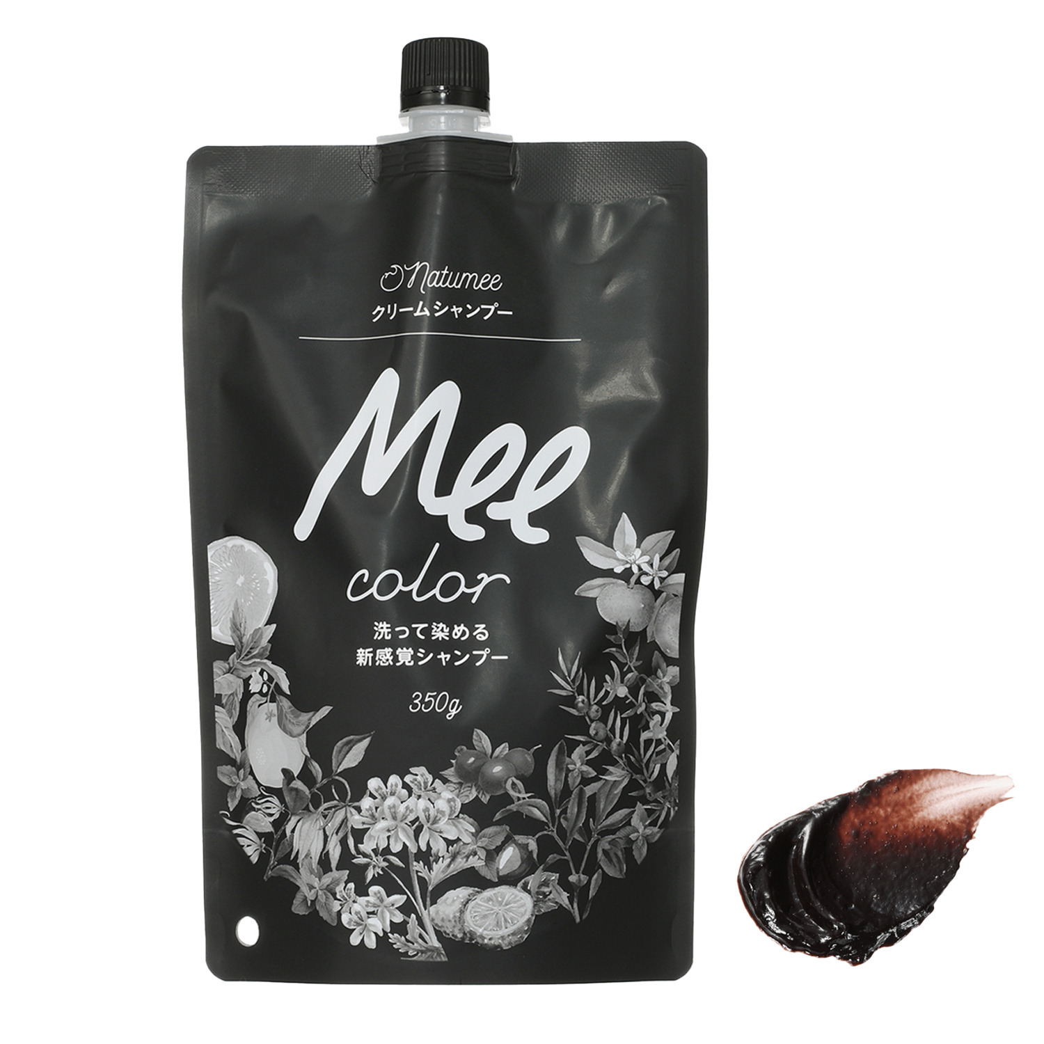 毎日のシャンプーで うるおいツヤ美色髪へ！ 新クリームシャンプー Ｍｅｅカラー デビュー２袋セット