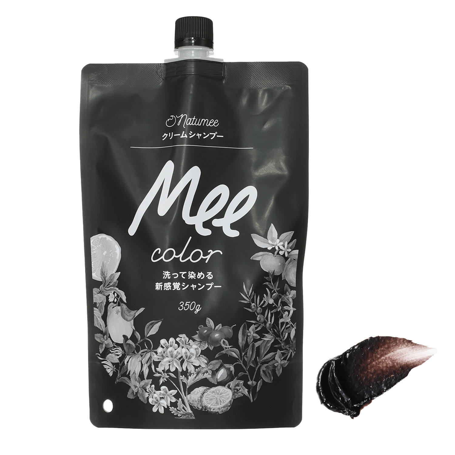 毎日のシャンプーで うるおいツヤ美色髪へ！ 新クリームシャンプー Ｍｅｅカラー デビュー２袋セット