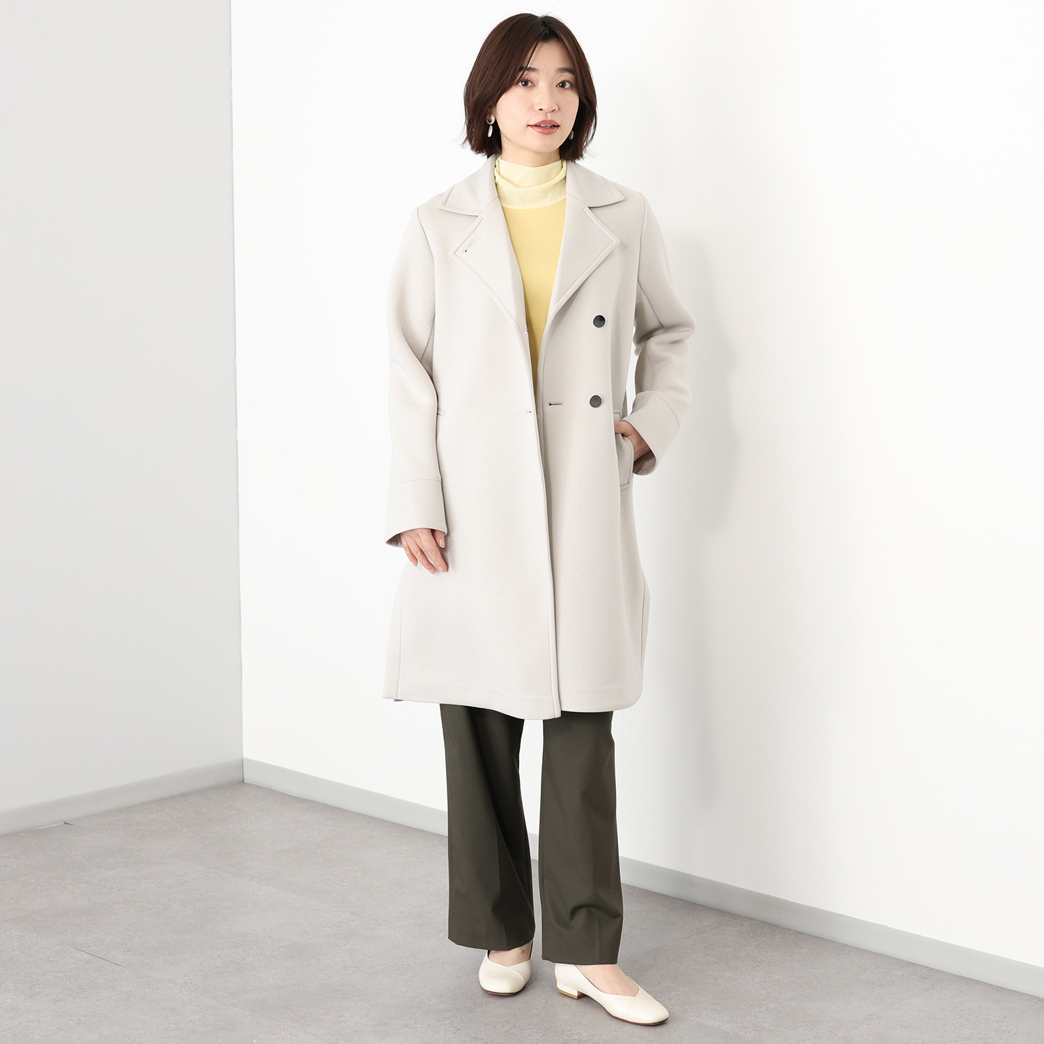 アンリック　オー　ブルー ソフトダンボール 大人スタイリッシュな トレンチコート