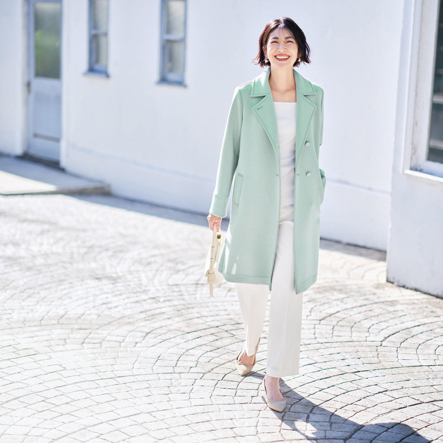 アンリック　オー　ブルー ソフトダンボール 大人スタイリッシュな トレンチコート