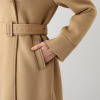 アンリック　オー　ブルー 共布ベルト付 ソフトダンボール 大人スタイリッシュな ロングトレンチコート