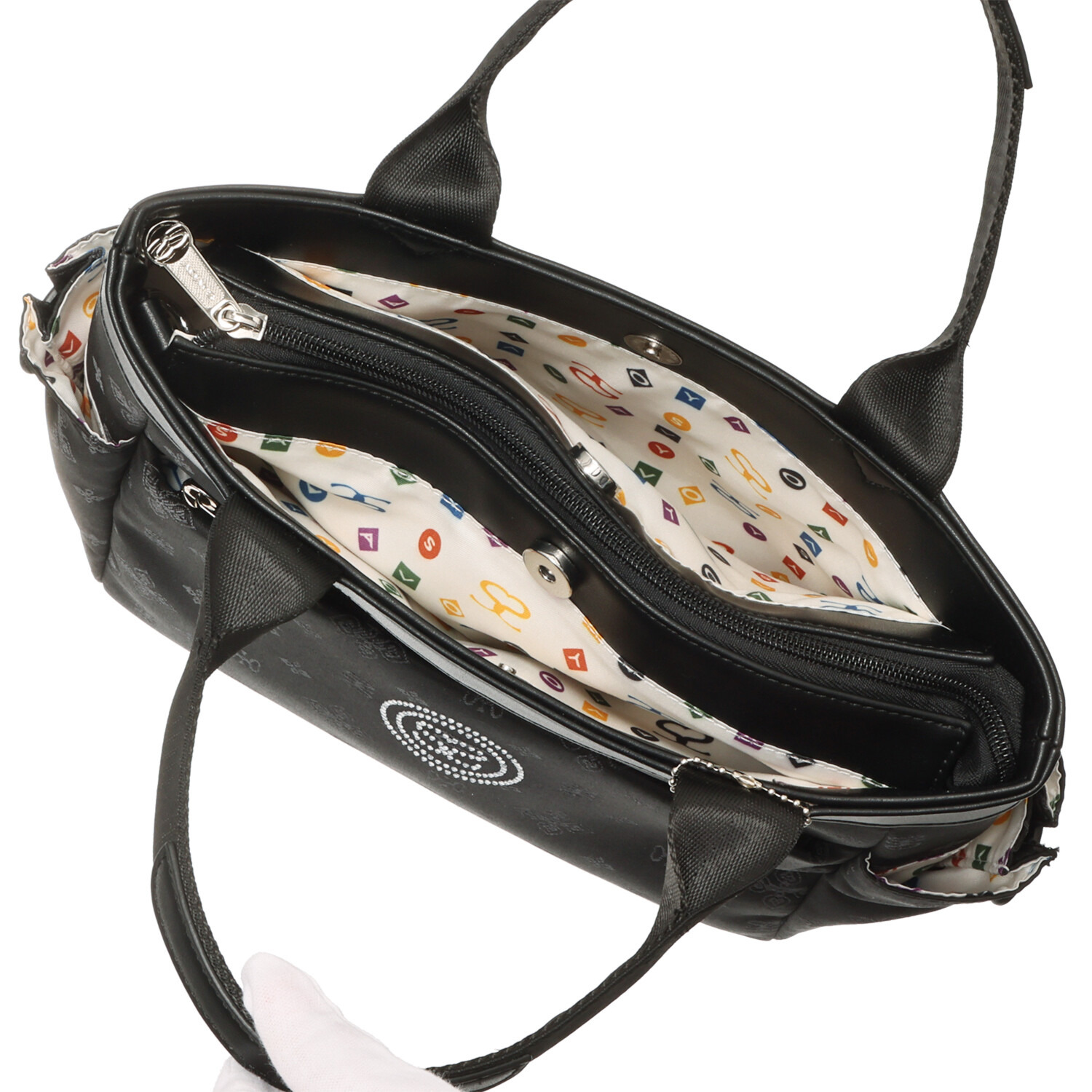 サボイ ポケットいっぱい！ モノグラムジャガード ２ウェイバッグ