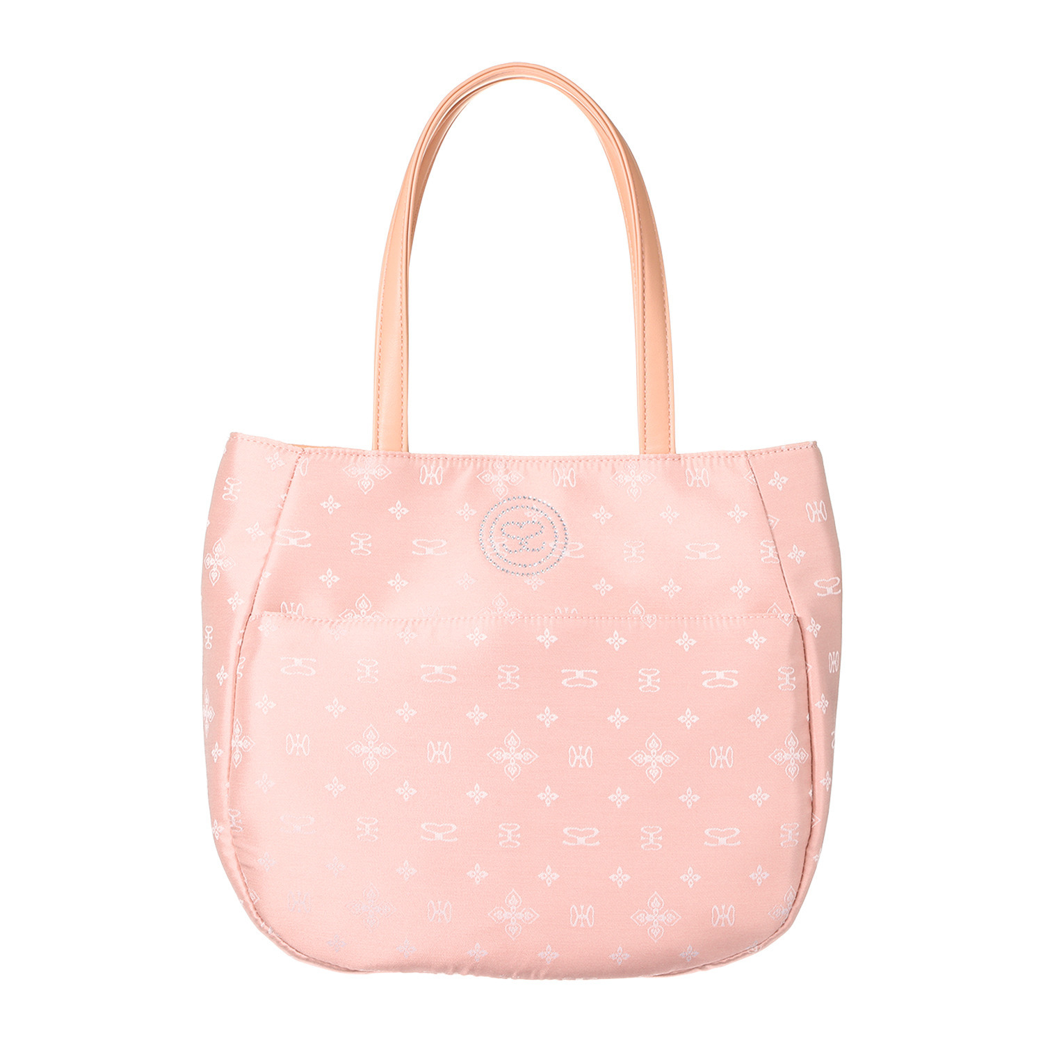 サボイ デイリーに活躍！ モノグラムジャガード 軽量トートバッグ