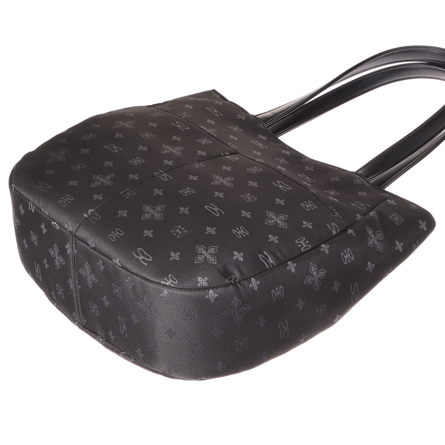 サボイ デイリーに活躍！ モノグラムジャガード 軽量トートバッグ