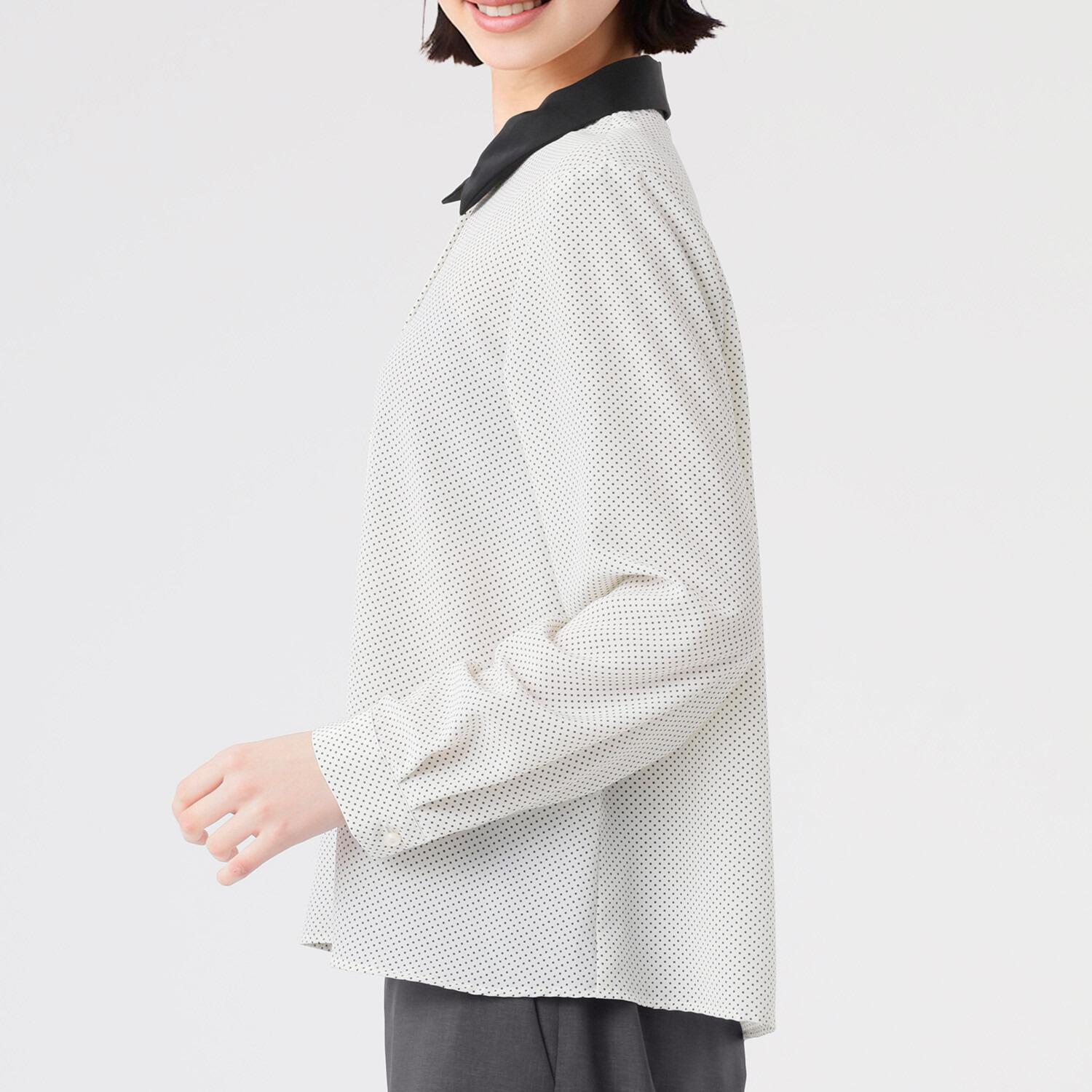 イフェメル／ ダブルフェーストーキョー ドットプリントシャツ