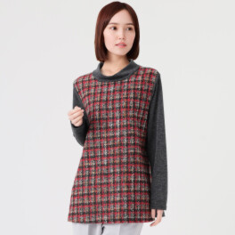 ダジュール チェックデザイン チュニック
