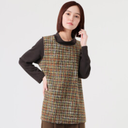 ダジュール チェックデザイン チュニック