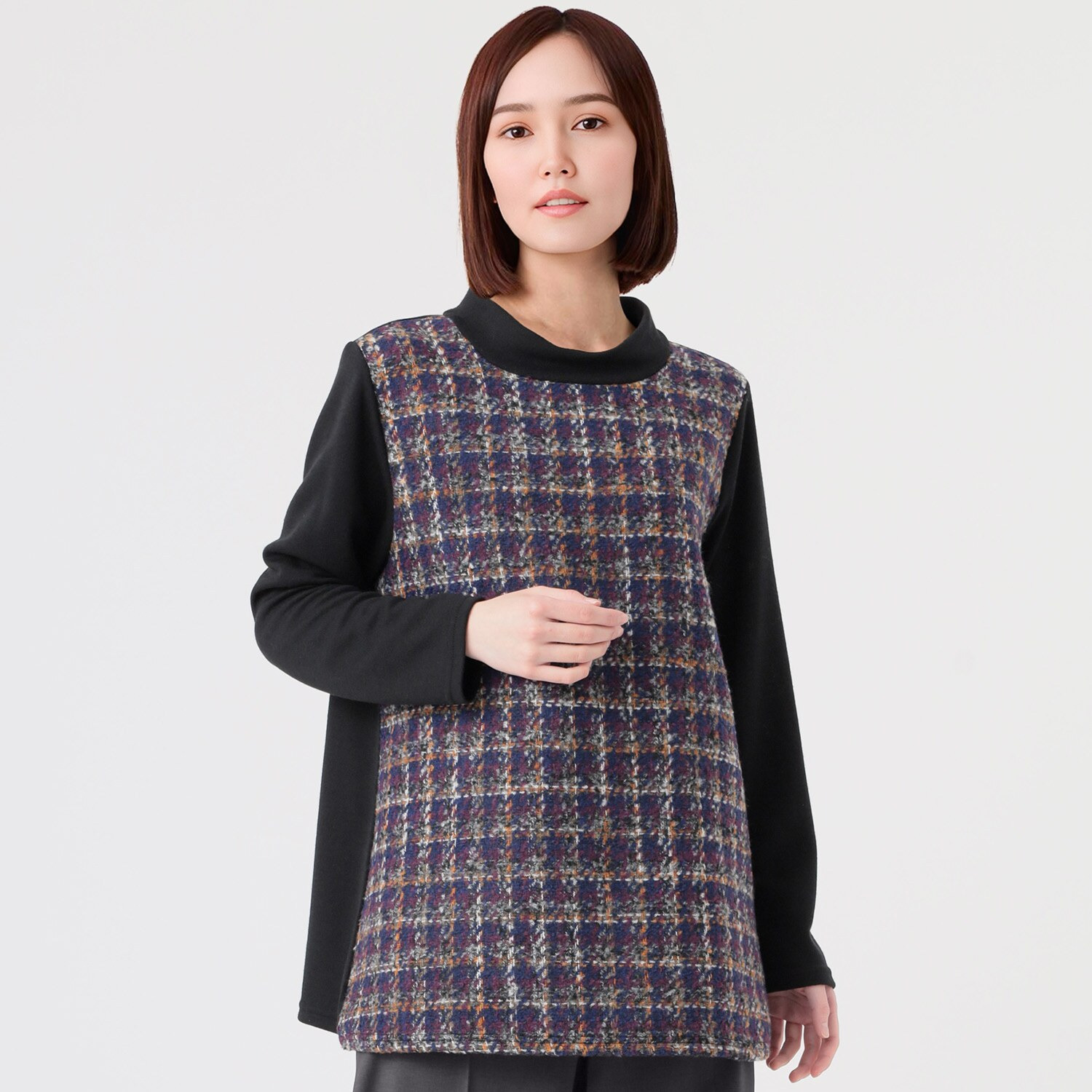 ダジュール チェックデザイン チュニック