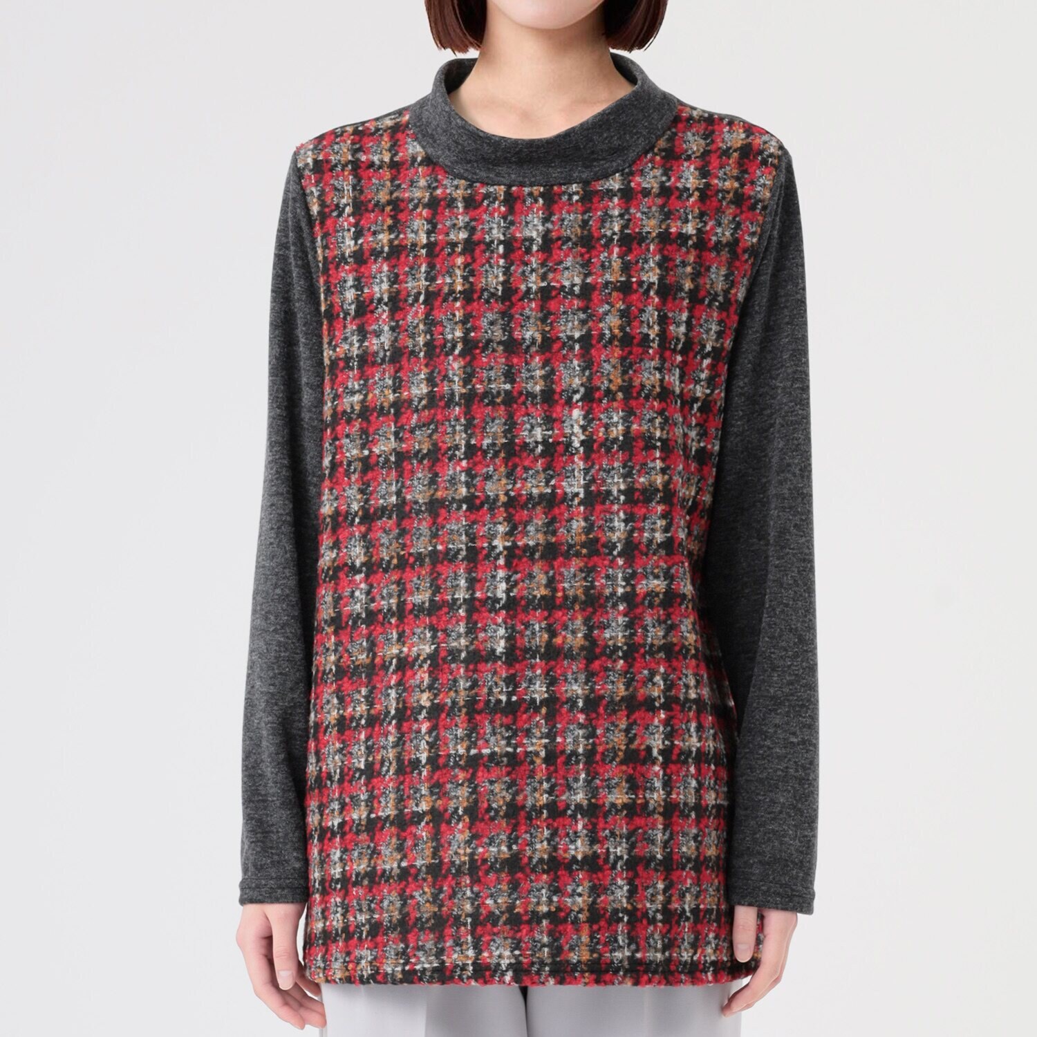 ダジュール チェックデザイン チュニック