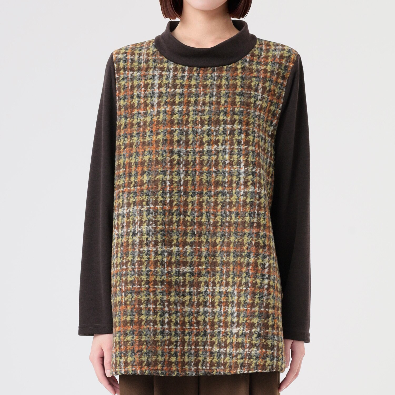 ダジュール チェックデザイン チュニック