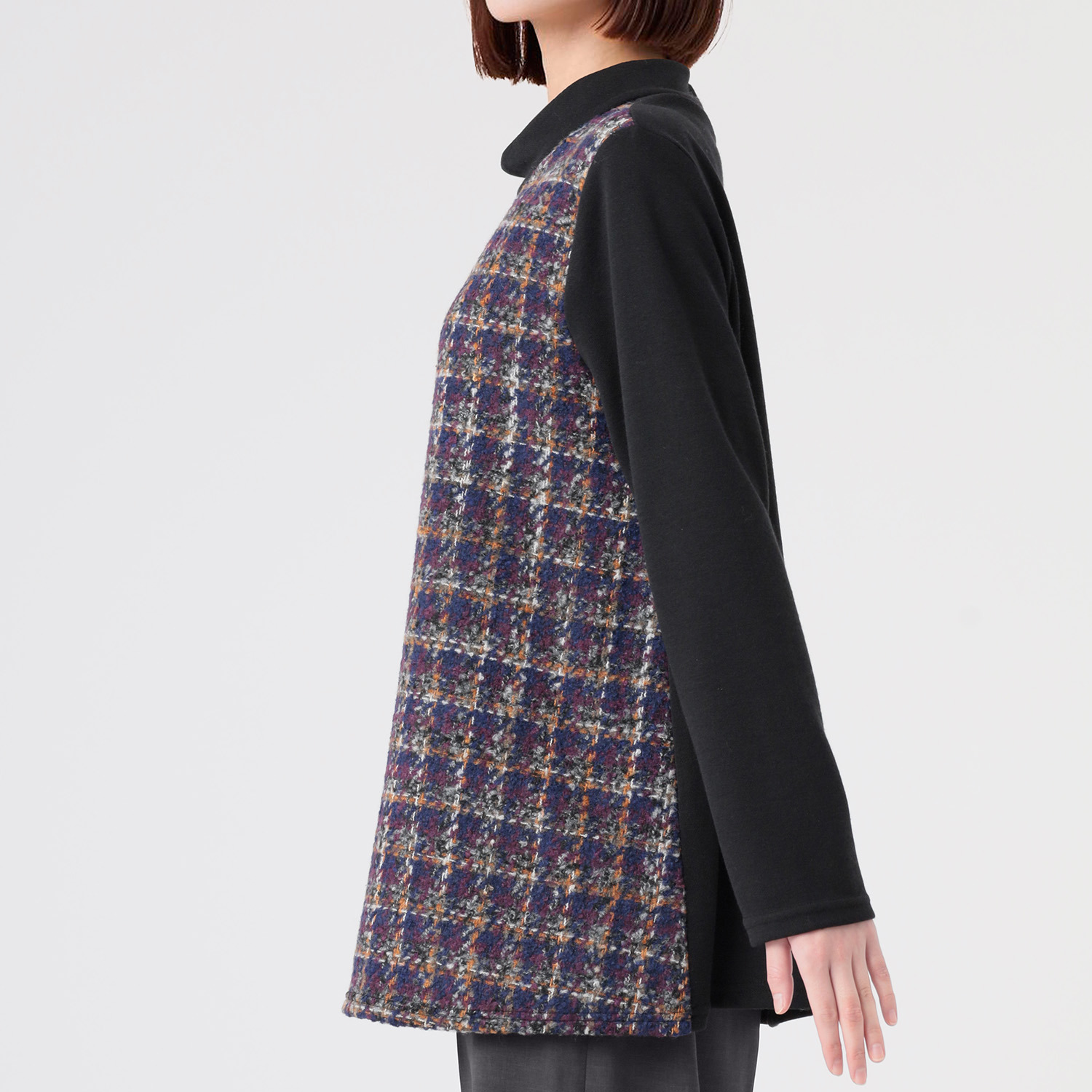 ダジュール チェックデザイン チュニック