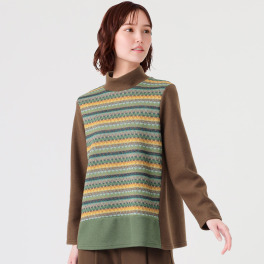 ダジュール カラフルボーダー チュニック