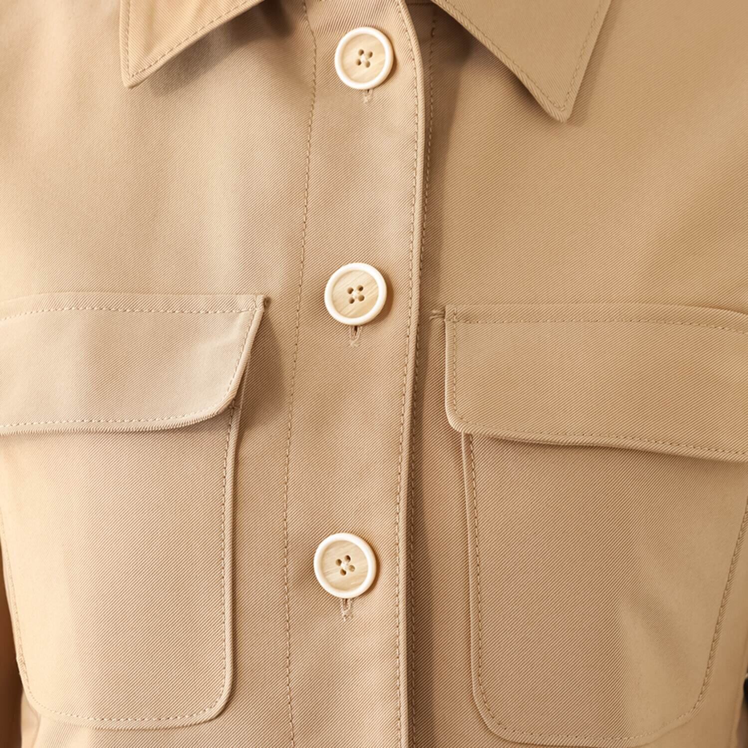 ジュンコ　シマダ シャンブレーギャバ スプリングジャケット