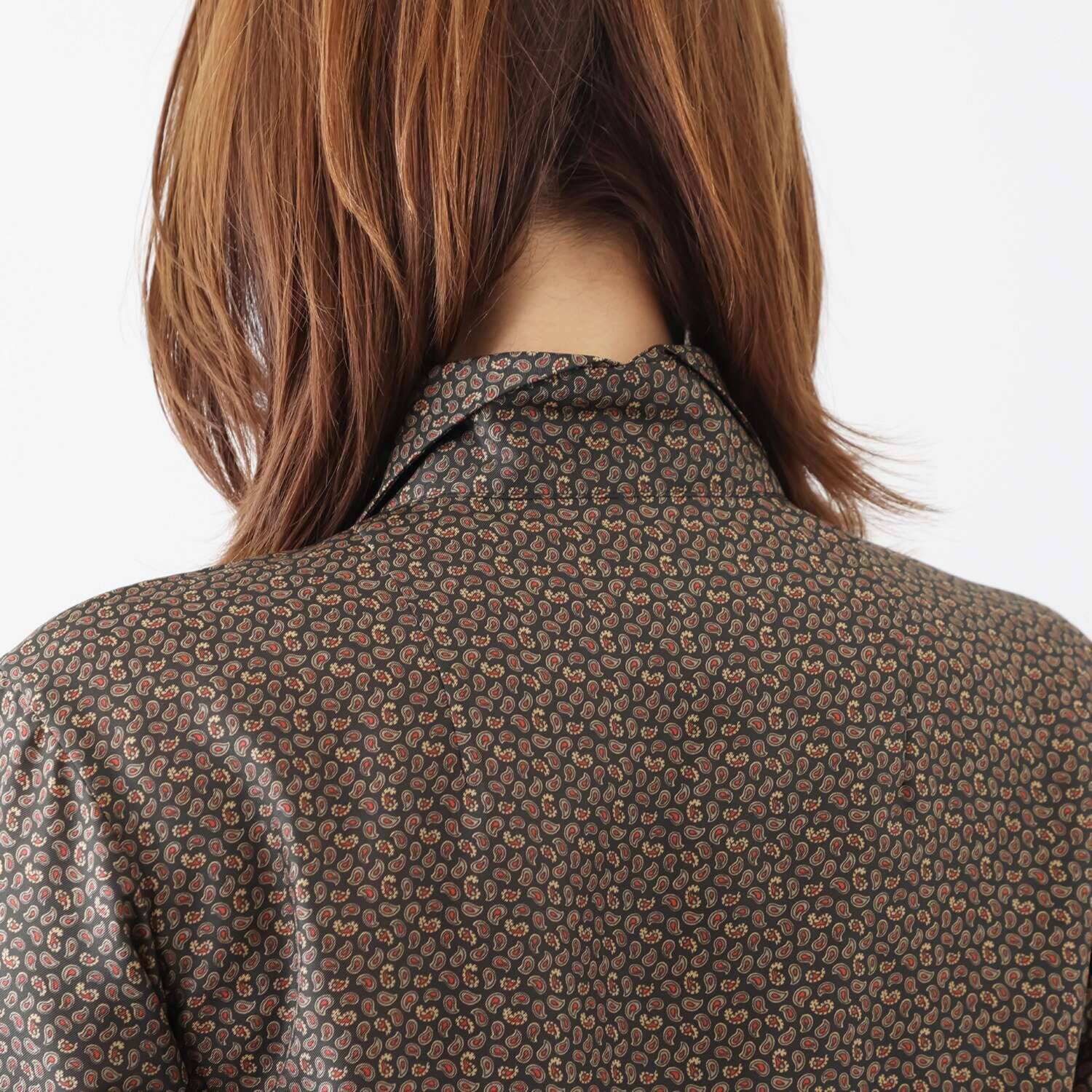 ジュンコ　シマダ オリジナルプリント プティペイズリー柄 ブラウス