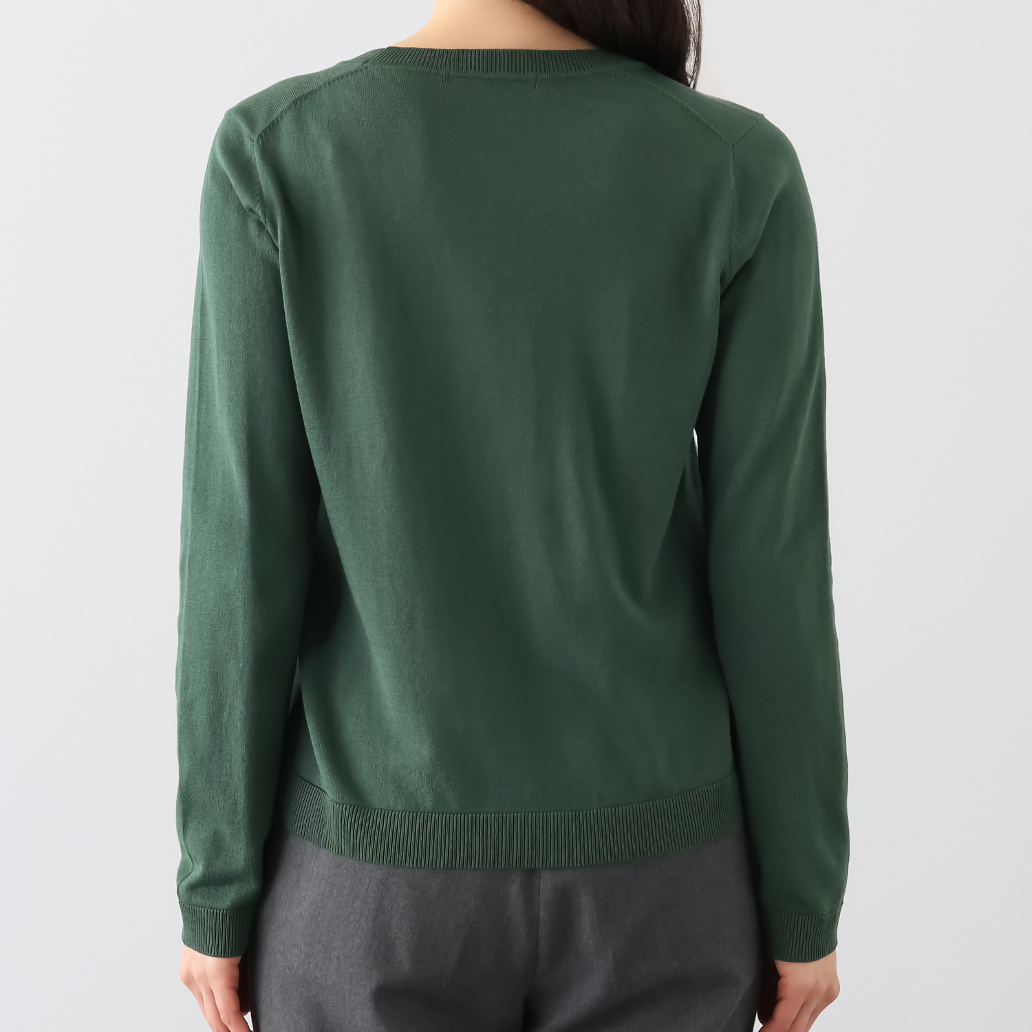 ジュンコ　シマダ シルクコットン ニットプルオーバー