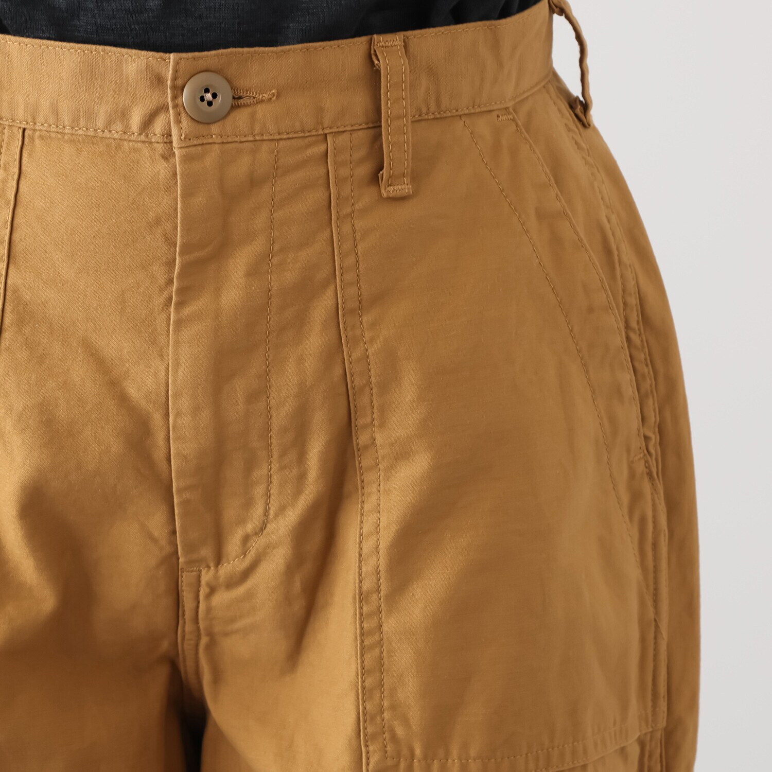 亀　恭子セレクト！ ザ　ブルー 日本製生地使用 コットン１００％ バックサテン 本格ベイカーパンツ