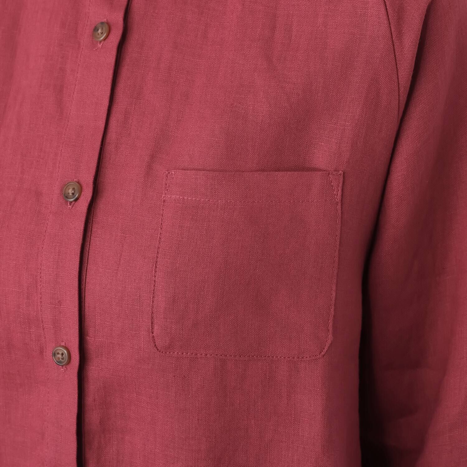 ゼラールスポーツ フレンチリネン１００％ しなやか＆ソフト仕上げ ドルマンデザイン ミディシャツ