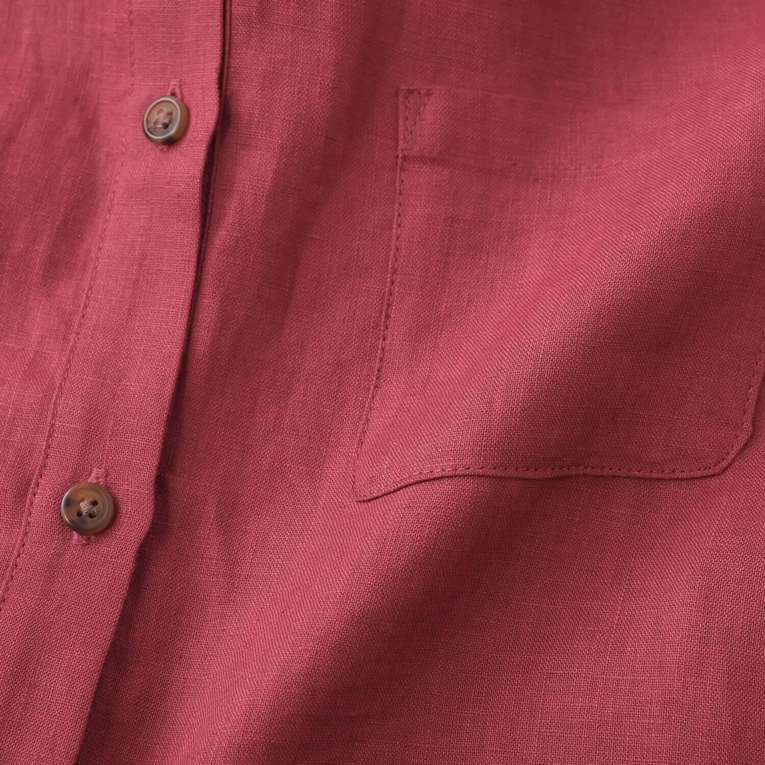 ゼラールスポーツ フレンチリネン１００％ しなやか＆ソフト仕上げ ドルマンデザイン ミディシャツ