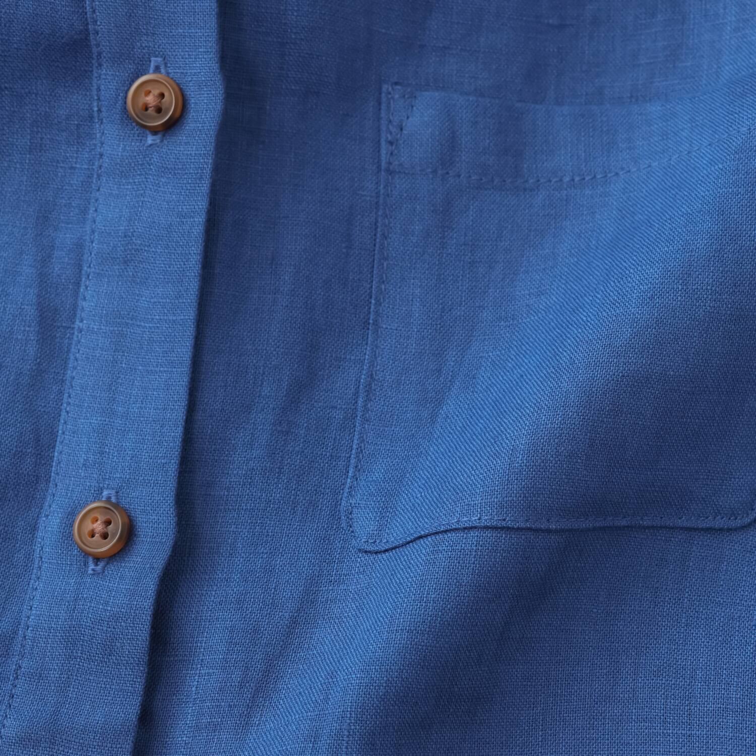 ゼラールスポーツ フレンチリネン１００％ しなやか＆ソフト仕上げ ドルマンデザイン ミディシャツ