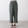 ゼラールスポーツ フレンチリネン１００％ しなやか＆ソフト仕上げ ポケットアクセント ストレートパンツ