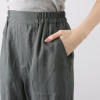 ゼラールスポーツ フレンチリネン１００％ しなやか＆ソフト仕上げ ポケットアクセント ストレートパンツ