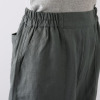 ゼラールスポーツ フレンチリネン１００％ しなやか＆ソフト仕上げ ポケットアクセント ストレートパンツ