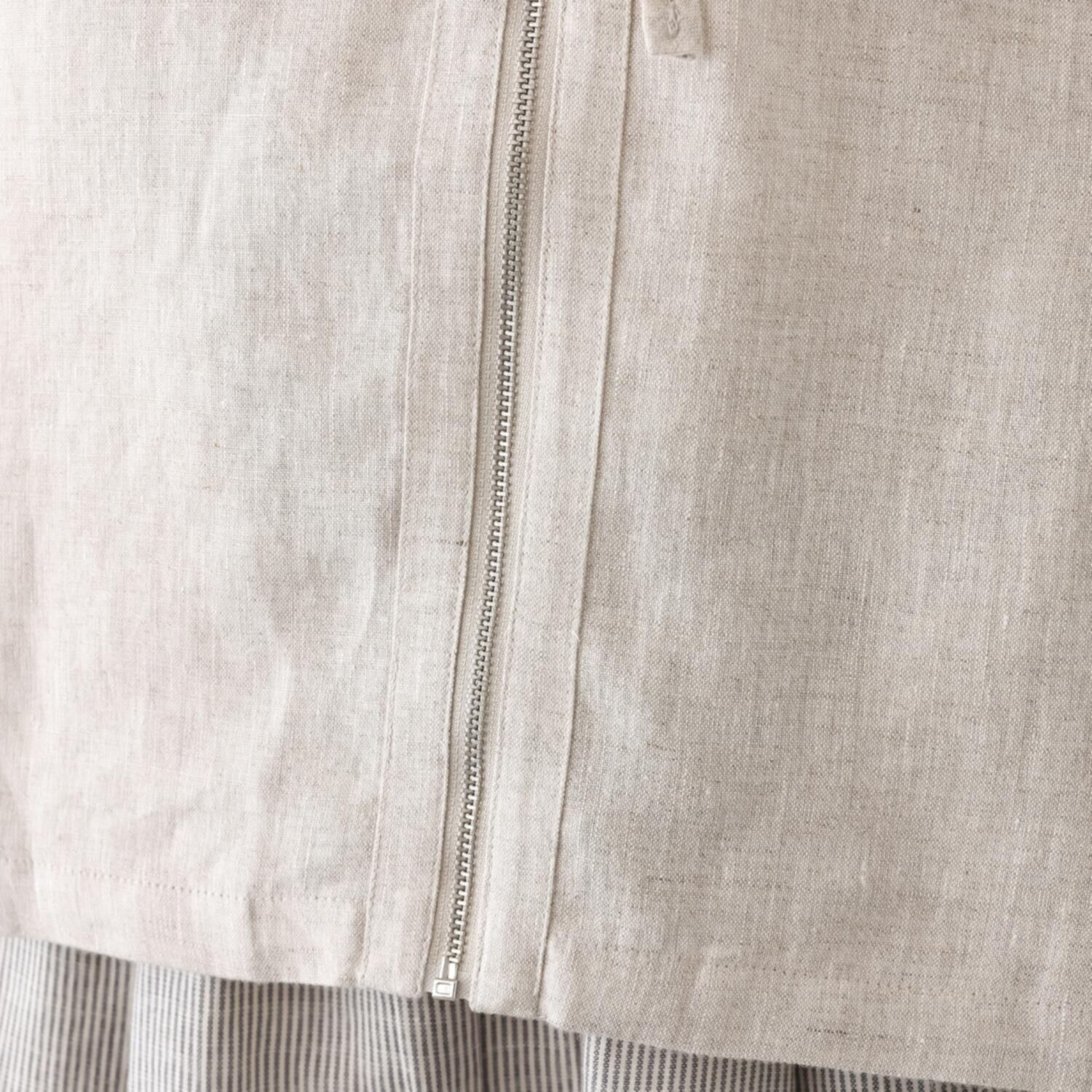 ゼラールスポーツ フレンチリネン１００％ しなやか＆ソフト仕上げ きれい見えパーカー