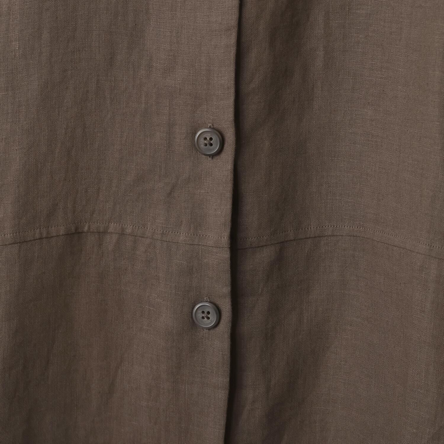 ゼラールスポーツ フレンチリネン１００％ しなやか＆ソフト仕上げ ポケットデザイン ロングジレ